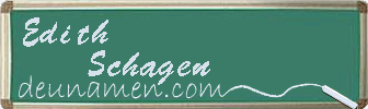 Edith Schagen Visitenkarte